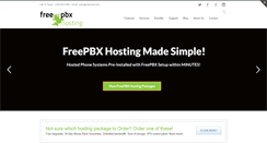 Desktop Screenshot of freepbxhosting.com