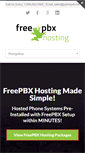 Mobile Screenshot of freepbxhosting.com